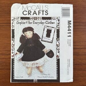 UNCUT McCall's Pattern M4411 Sophie Clothes